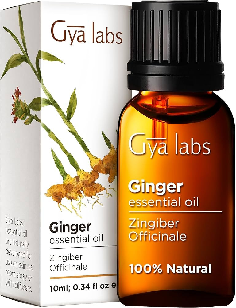 Gya Labs Ginger Essential Oil - 100% Natural Premium Grade Ginger Oil for Massage Diffuser Hair S... | Amazon (US)