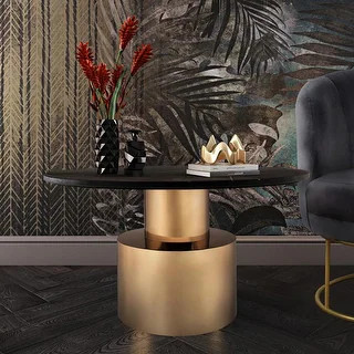 Terzo Black Marble Cocktail Table - On Sale - Overstock - 24265524 | Bed Bath & Beyond