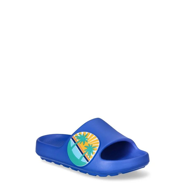 Wonder Nation Boys Pillow Slide Sandals, Sizes 11/12-6 - Walmart.com | Walmart (US)