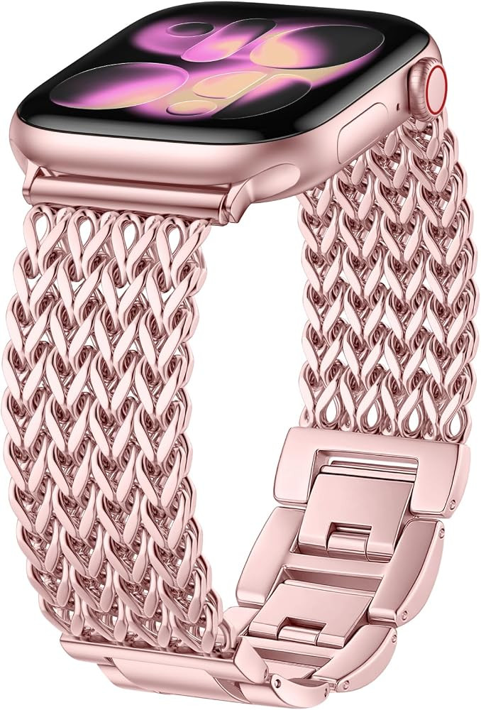 A Stylish Piece of Jewelry: Elevate your look with your new Apple Watch bands. Its beautiful desi... | Amazon (US)