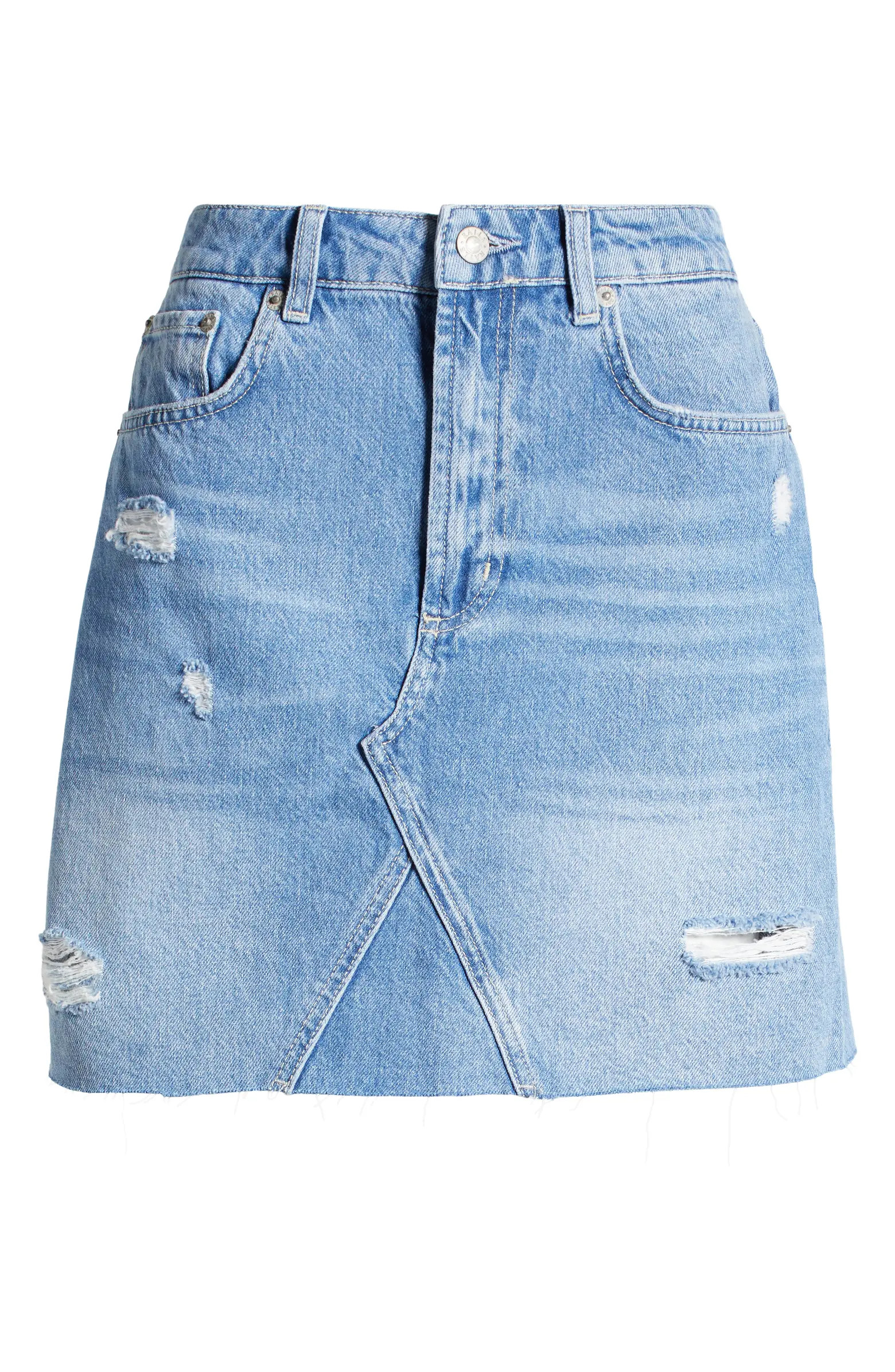 Laurel Distressed Denim SkirtRAILS | Nordstrom
