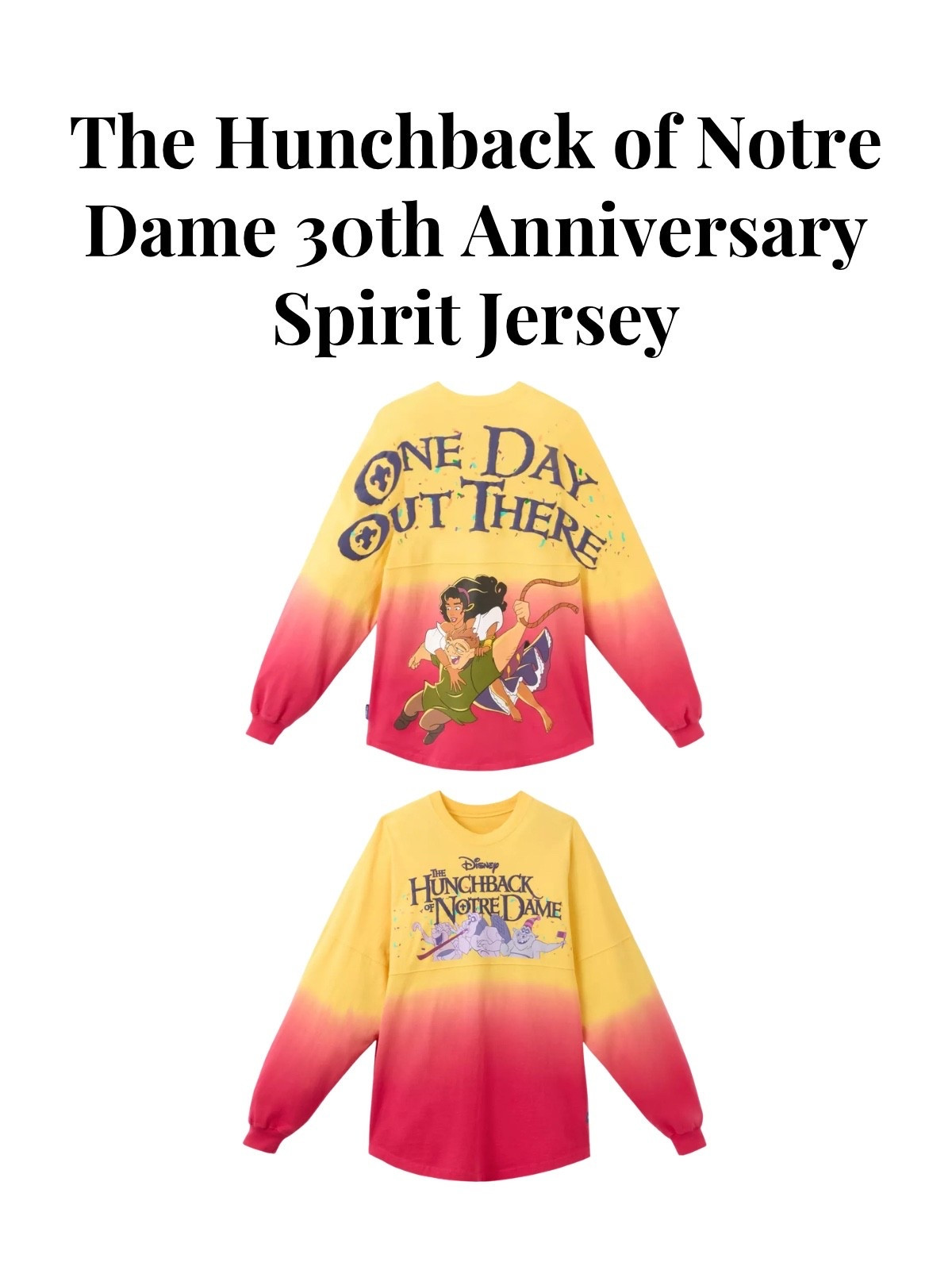 The Hunchback of Notre Dame 30th Anniversary Spirit Jersey

#LTKootd #LTKgrwm #LTKTravel
