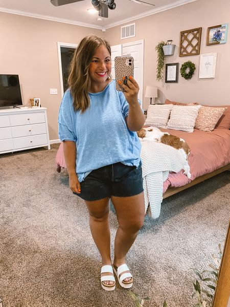 Amazon, Target, sandals, jeans

sandals: fit true to size // wearing a 5
denim shorts: fit true to size // wearing a 14
tee: fits WAY oversized // wearing a medium (fits like a large or XL)

#LTKSeasonal #LTKStyleTip #LTKMidsize