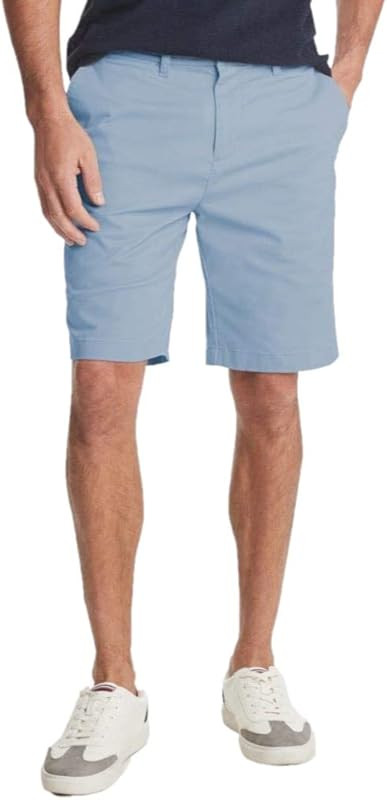 Tommy Hilfiger Men's Casual Stretch 9” Inseam Chino Shorts | Amazon (US)