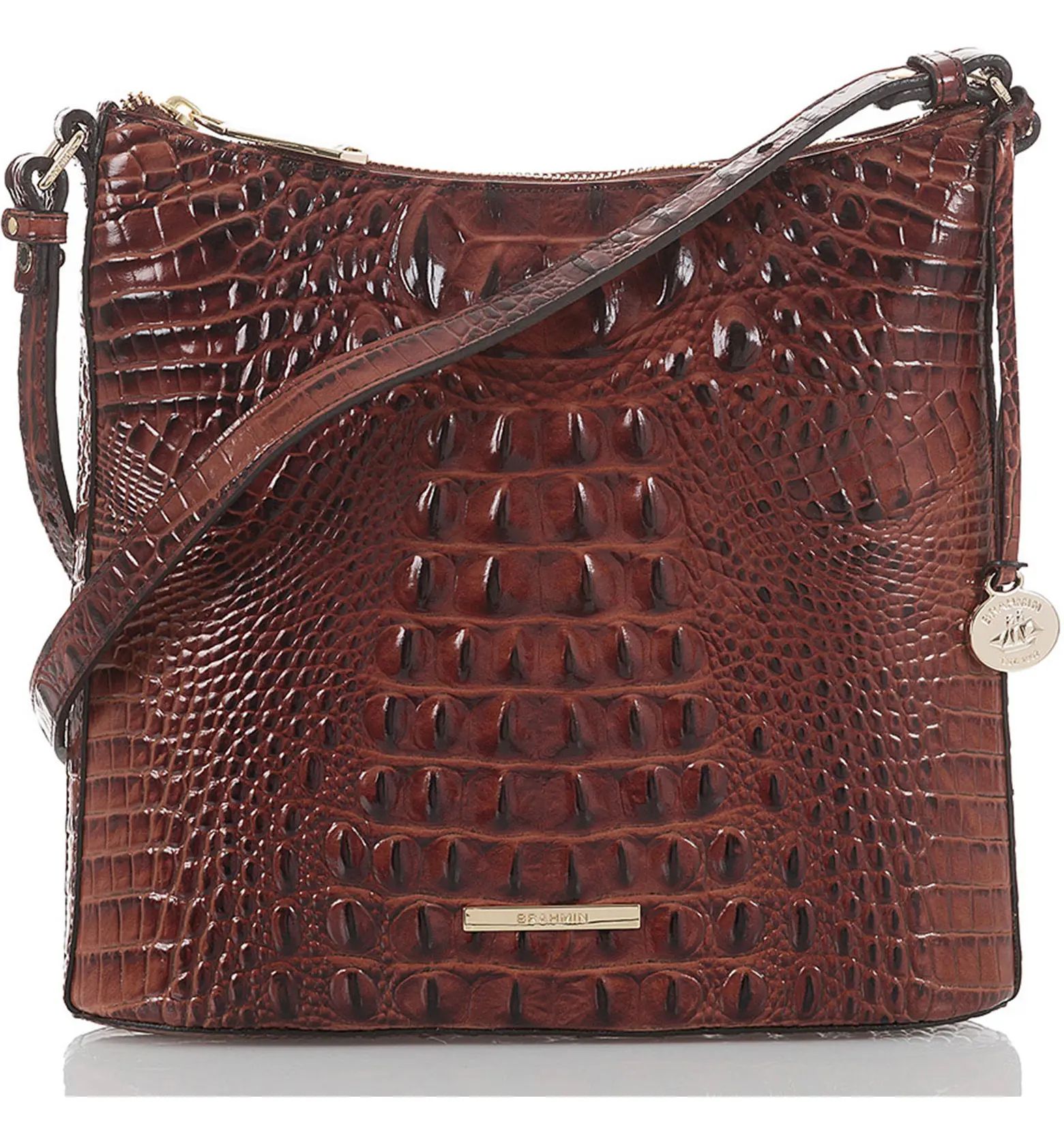 Katie Croc Embossed Leather Crossbody Bag | Nordstrom