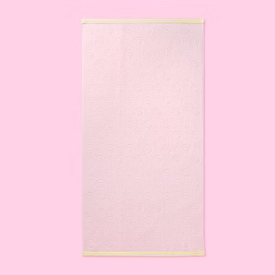 Smiley Beach Towel Light Pink/Yellow - Stoney Clover Lane x Target | Target