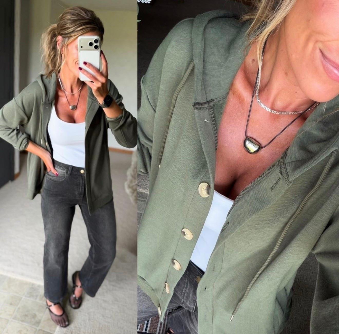 Amazon finds for Fall 🍂 
Hoodie/ medium
Jeans/ 6

#LTKSeasonal #LTKOver40 #LTKSaleAlert