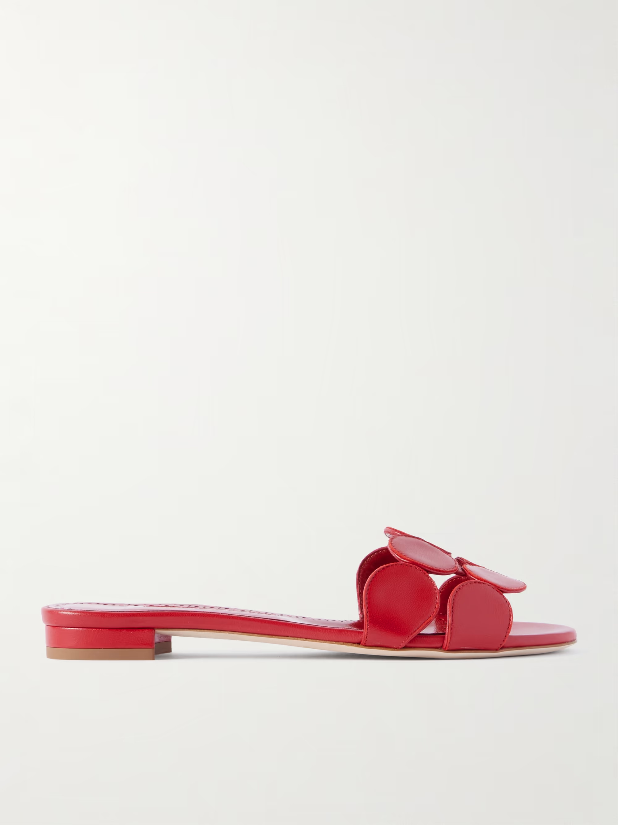 Haribalmu 10 cutout leather slides | NET-A-PORTER (US)