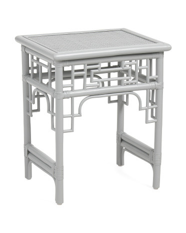 20x16x24 Fretwork Rattan Side Table | Furniture & Lighting | Marshalls | Marshalls