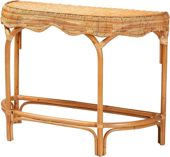 bali & pari Wakana Console Table, One Size, Natural Brown | Amazon (US)