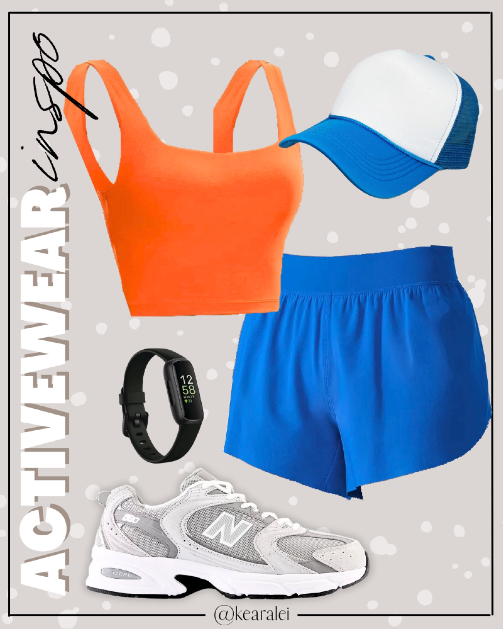 Activewear outfit Amazon active wear workout set exercise shorts sports bra tank top neon orange bright blue summer Lululemon fast and free shorts look alike CRZ YOGA Mid Waisted Dolphin Athletic Shorts Lightweight High Split Gym Workout Shorts with Liner Quick Dry white grey New Balance 530 sneakers tennis shoes Fitbit inspire 3 fitness tracker watch band hydrojug traveler tumbler
.
.
.
Fitness Wear, Activewear, exercise outfit, workout leggings, sports bra, Lulu lemon, free people motion active athleisure
.

Amazon fashion, teacher outfits, business casual, casual outfits, neutrals, street style, Midi skirt, Maxi Dress, Swimsuit, Bikini, Travel, skinny Jeans, Puffer Jackets, Concert Outfits, Cocktail Dresses, Sweater dress, Sweaters, cardigans Fleece Pullovers, hoodies, button-downs, Oversized Sweatshirts, Jeans, High Waisted Leggings, dresses, joggers, fall Fashion, winter fashion, leather jacket, Sherpa jackets, Deals, shacket, Plaid Shirt Jackets, apple watch bands, lounge set, Date Night Outfits, Vacation outfits, Mom jeans, shorts, sunglasses, Disney outfits, Romper, jumpsuit, Airport outfits, biker shorts, Weekender bag, plus size fashion, Stanley cup tumbler
.
Target, Abercrombie and fitch, Amazon, Shein, Nordstrom, H&M, forever 21, forever21, Walmart, asos, Nordstrom rack, Nike, adidas, Vans, Quay, Tarte, Sephora, lululemon, free people, j crew jcrew factory, old navy


#LTKStyleTip #LTKFitness #LTKSeasonal