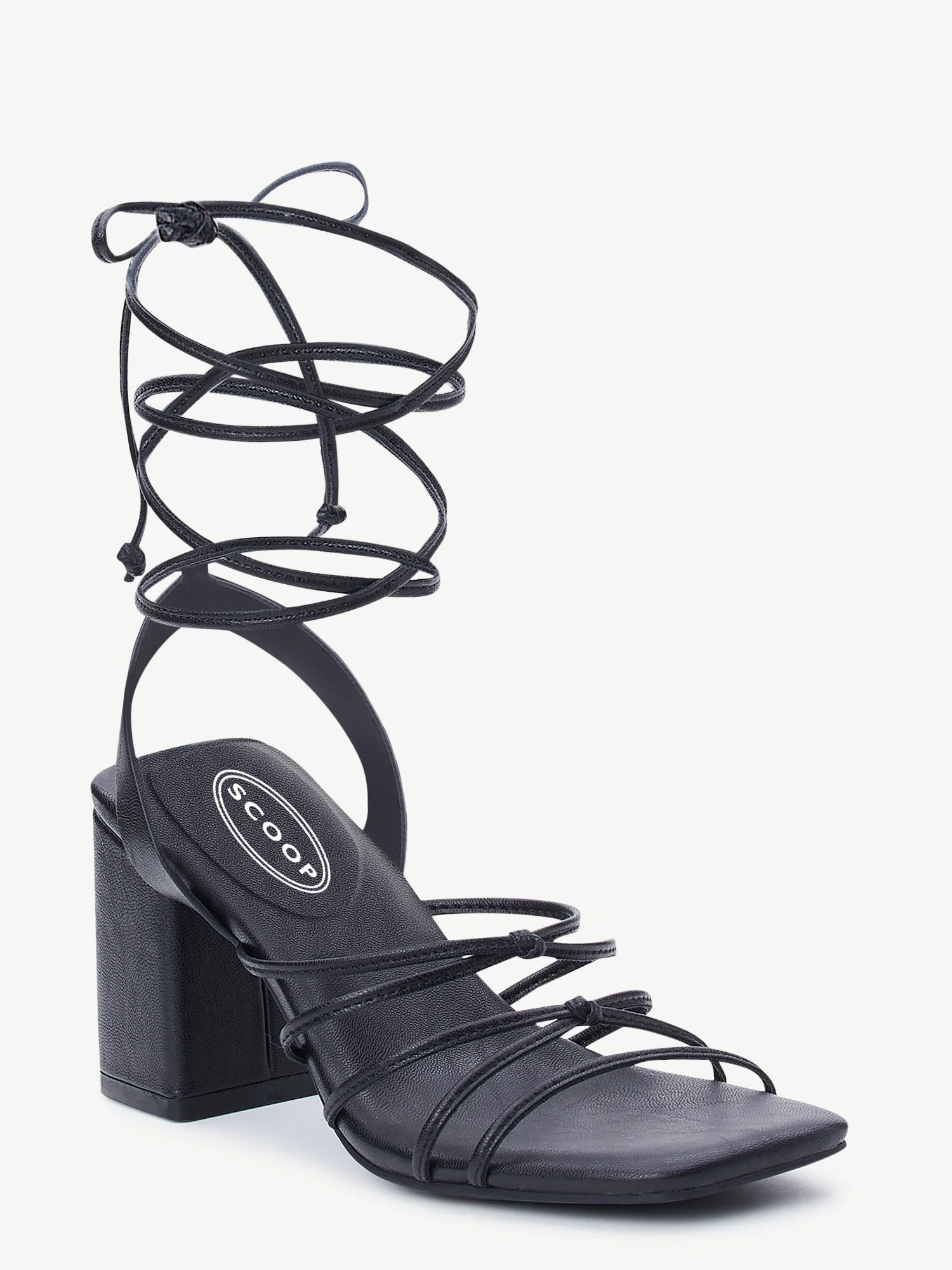 Scoop Women's Strappy Block Heel Sandals | Walmart (US)