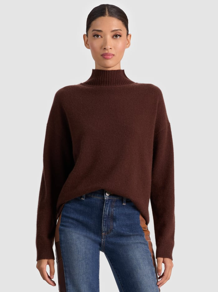 MELIE CASHMERE PULLOVER | Alice + Olivia
