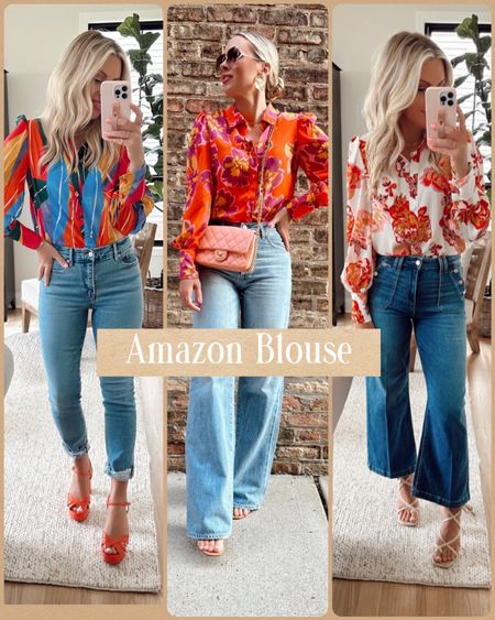 Spring ready! Great for now and then! Also easy to pack- looks designer.
Best selling Amazon blouse is fully restocked! Beautiful on and lots of colors and prints as well as plain!
I’m in small.



Jeans are best sellers as well! 
#LTKunder50 

#LTKsalealert #LTKstyletip #LTKfindsunder50