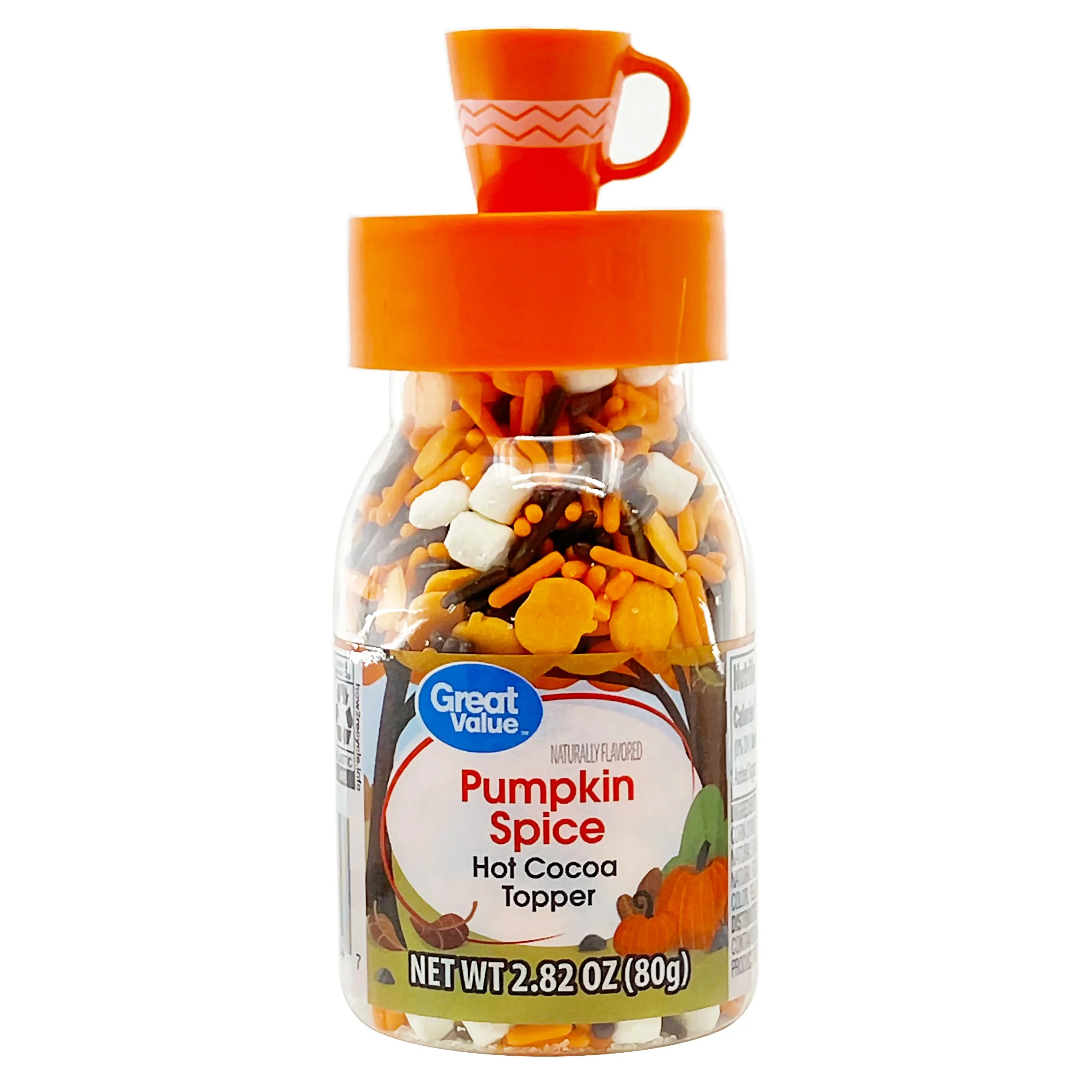 Great Value Hot Cocoa Brown Pumpkin Spice Flavored Sprinkles, 2.82 oz - Walmart.com | Walmart (US)