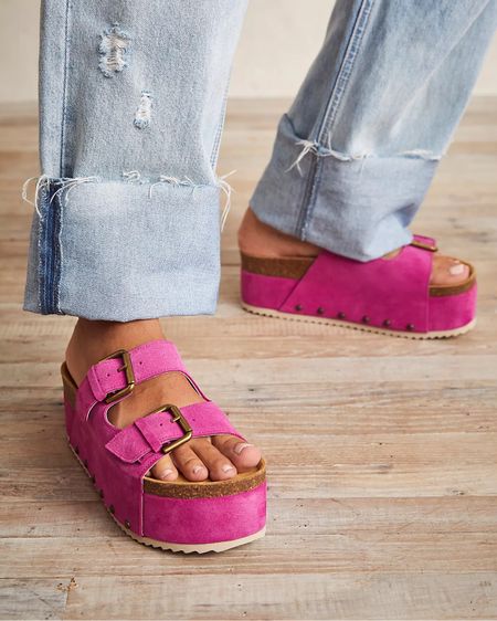 Intentionally Blank Rule Breaker Flatform Sandals
Platform Sandals
Barbie Inspired
Magenta
Spring Shoes
Platform Shoes
Summer Sandals
Spring sandals 

#LTKshoecrush #LTKSeasonal #LTKstyletip