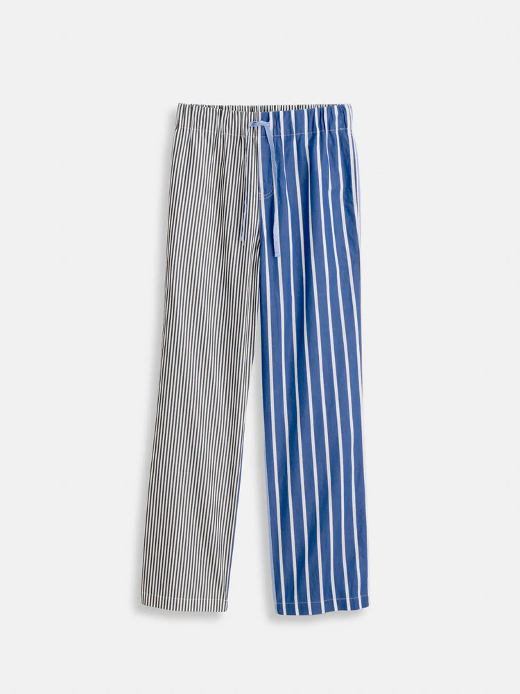Pajama Pant In Mixed Blue Stripe | Alex Mill