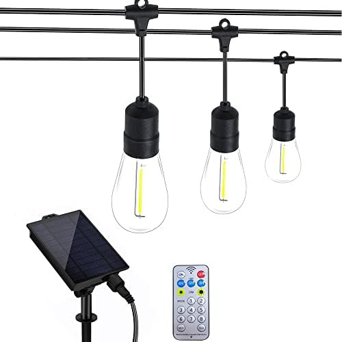 Solar Powered 72FT Waterproof LED Outdoor String Lights with Remote Control, 20 x Shatterproof LED L | Amazon (US)