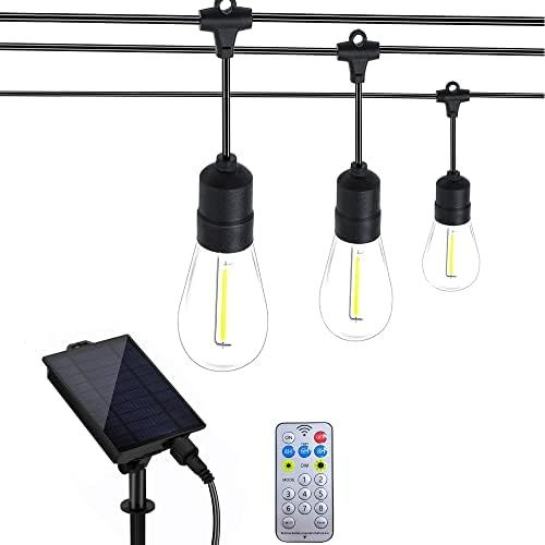 Solar Powered 72FT Waterproof LED Outdoor String Lights with Remote Control, 20 x Shatterproof LED L | Amazon (US)