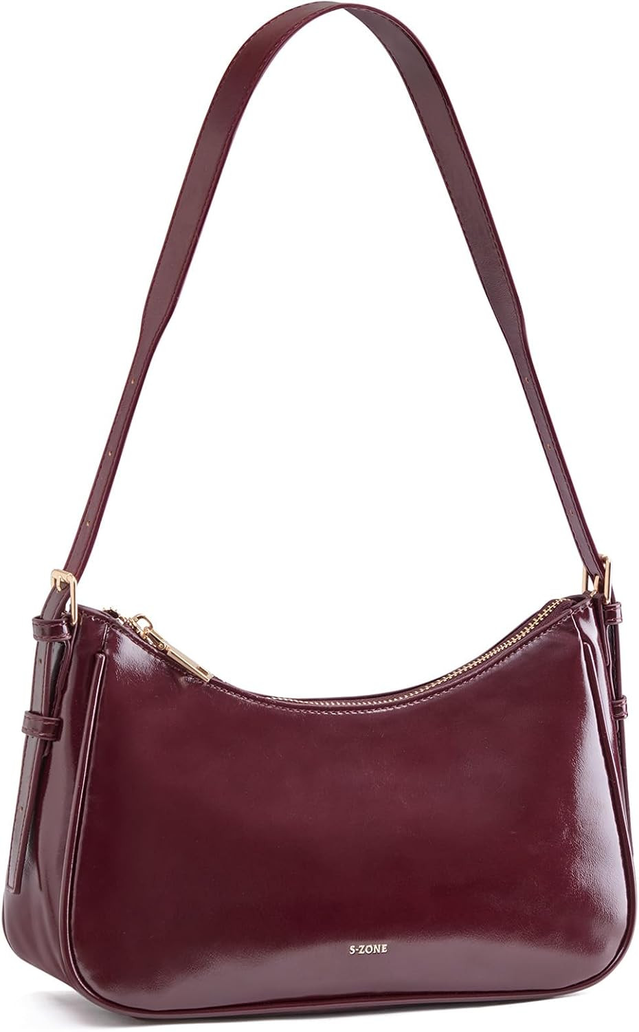 S-ZONE Small Shoulder Bag for Women Hobo Purses Work Travel | Amazon (US)