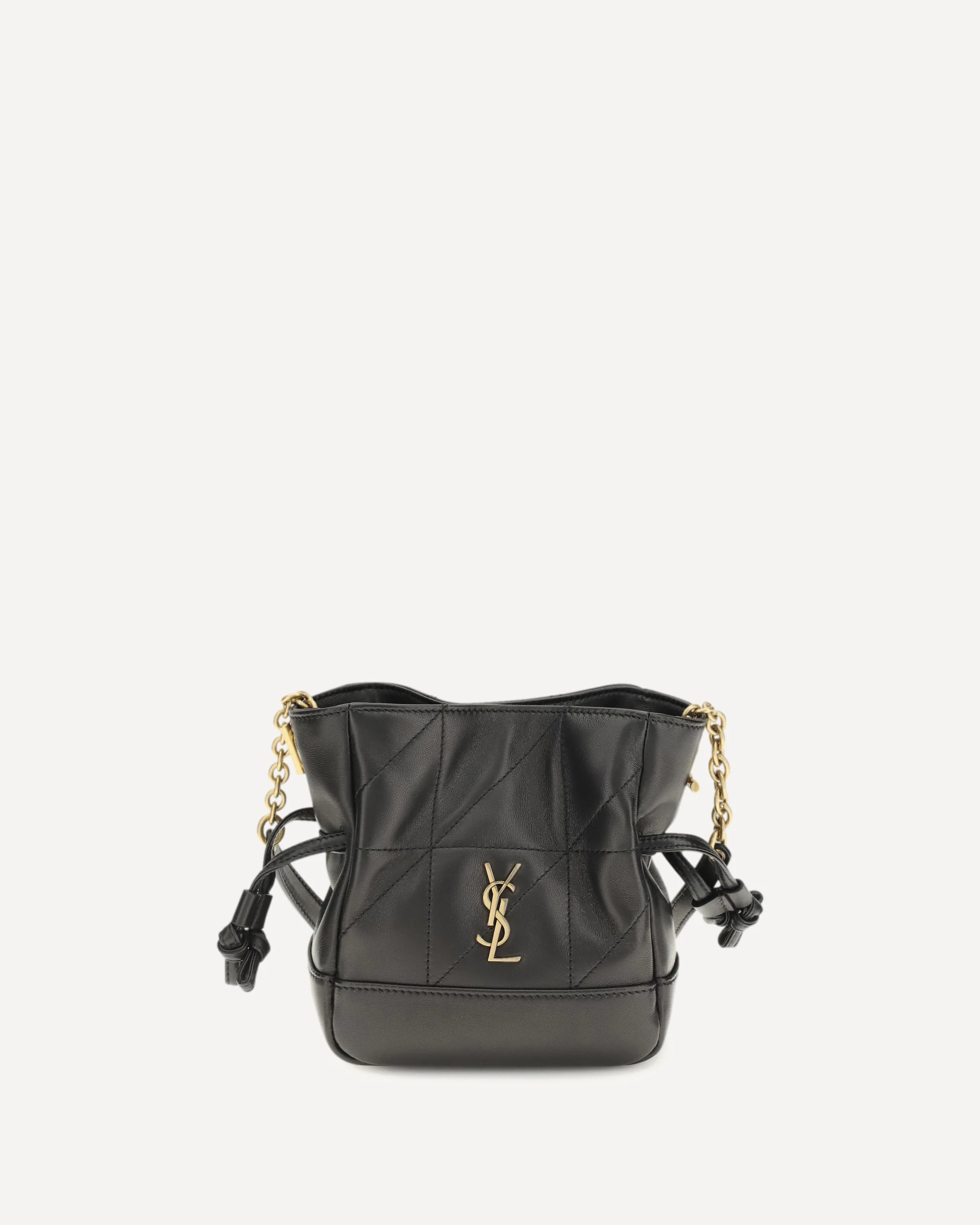 SAINT LAURENT Jamie mini leather Clutch Bag Female UNI | Base Blu