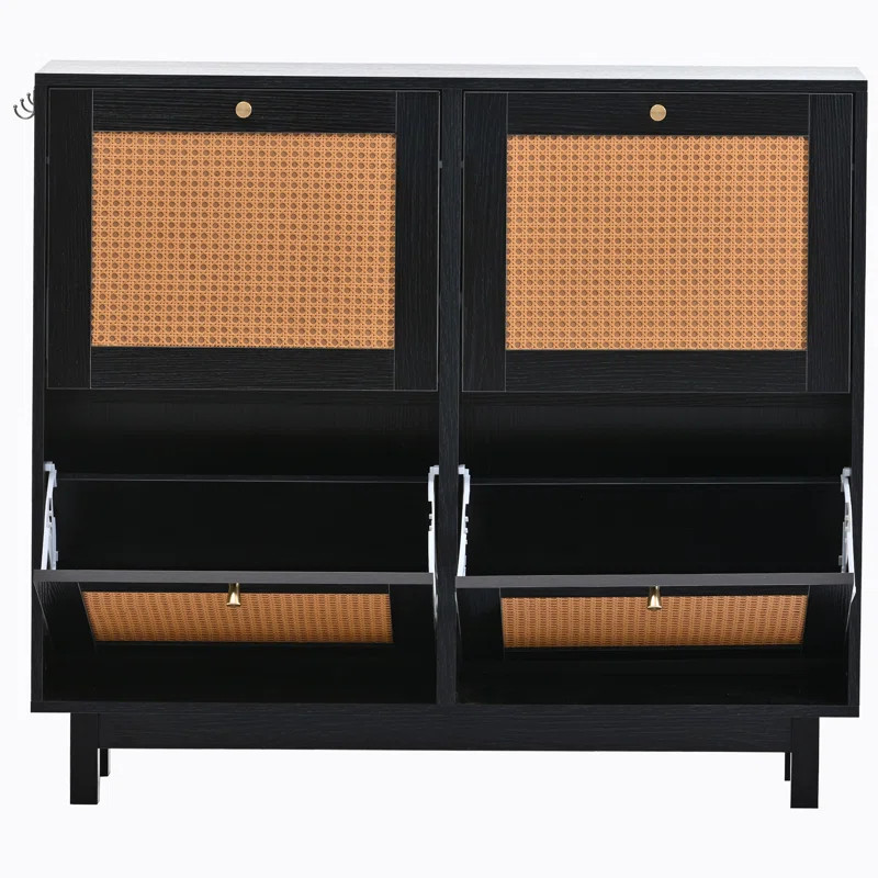 Anallely 12 Pair Shoe Storage Cabinet | Wayfair North America