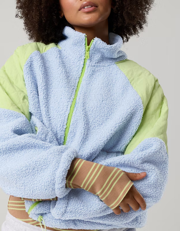 OFFLINE By Aerie Fluff Love Full Zip Jacket | American Eagle Outfitters (US & CA)