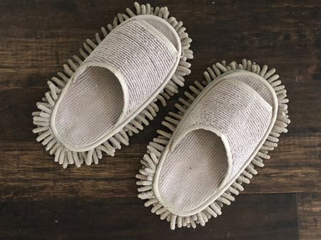 I use these microfiber slippers whenever I mop my floors.  They’re great and don’t leave a footprint. 

#LTKhome #LTKshoecrush #LTKunder50