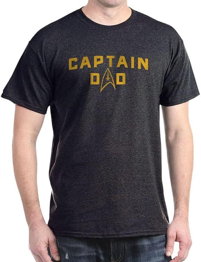CafePress Star Trek Captain Dad T Shirt Graphic Shirt | Amazon (US)