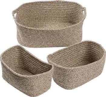 HONEY-CAN-DO Marled Sand Nested Texture Basket 3-Piece Set | Nordstromrack | Nordstrom Rack