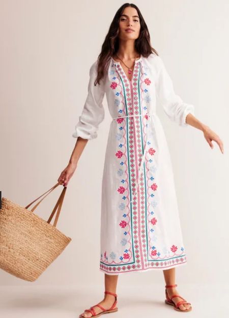 Embroidered Belted Linen Dress

This statement midi dress has been crafted with care and attention to every little detail, from the intricate embroidery to the soft gathers around the neckline and blouson sleeves. We’ve even added pockets

#LTKStyleTip #LTKParties #LTKTravel