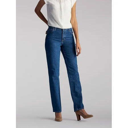 Womens 100% Cotton Relaxed Fit Straight Leg Jean in Livia | Walmart (US)