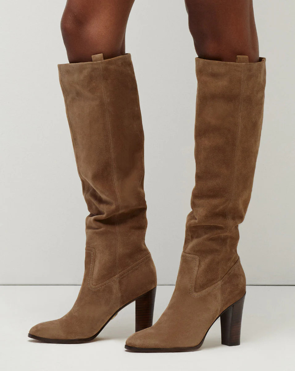 Vesper Suede Knee-High Boot | Veronica Beard