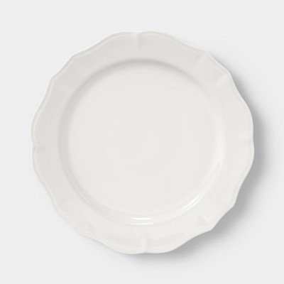 Stoneware Legacy Heirloom Round Serve Platter Ivory - Threshold™ | Target