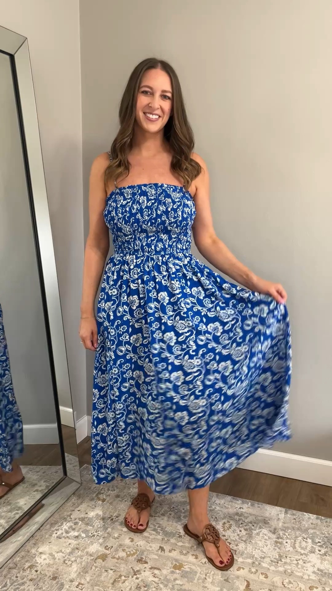 Love this pretty blue dress- wearing size small & super comfy 💙

Spring dress // spring outfit // blue dress // blue dresses // summer dress // summer outfit // summer outfits 2026 // resort wear // resort dress // spring outfits 2026 // date night outfits // spring dresses // concert outfit // concert dress // festival outfit // festival dress // resort wear 2026 // vacation outfits beach // spring break outfits // Easter dress women // tropical vacation // vacation outfits // beach outfit // swim look // swim outfits // beach outfits // tropical vacation // cruise outfit // cruise dress // swim coverup // baby shower dress // baby shower outfit // wedding shower dress // wedding shower outfit // bridal shower outfit // bridal shower dress // work outfit // office outfit // business casual // work outfits // office outfits // business casual workwear // event dress // wedding guest dress // cocktail dress // Kentucky derby dress // Kentucky derby outfit // girls night // beach dress // beach dresses 

#LTKTravel #LTKootd #LTKSeasonal