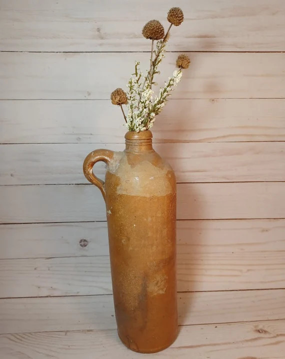 Antique Stoneware Water Bottle German Johannis Brunnen | Etsy | Etsy (US)