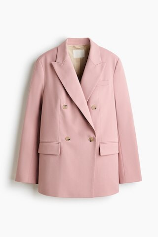 H & M - Double-Breasted Blazer - Pink | H&M (US + CA)