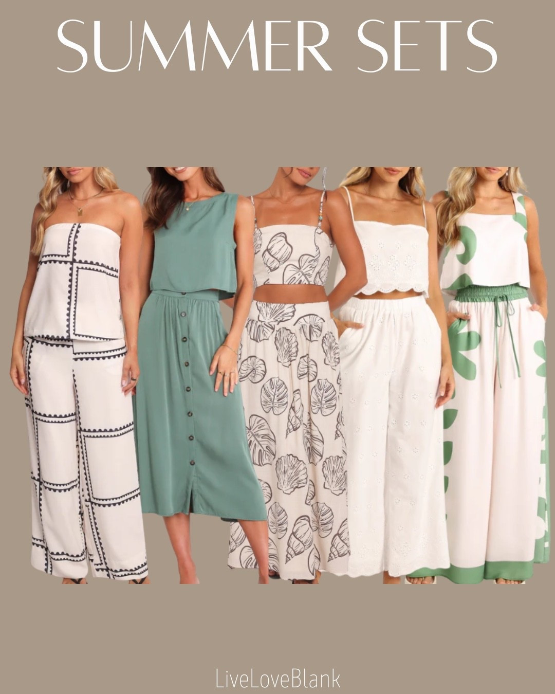 Summer sets
Linen outfits 
Vacation outfits 
Outfits for her

#LTKOver40 #LTKSeasonal #LTKmomlife

#LTKTravel #LTKU