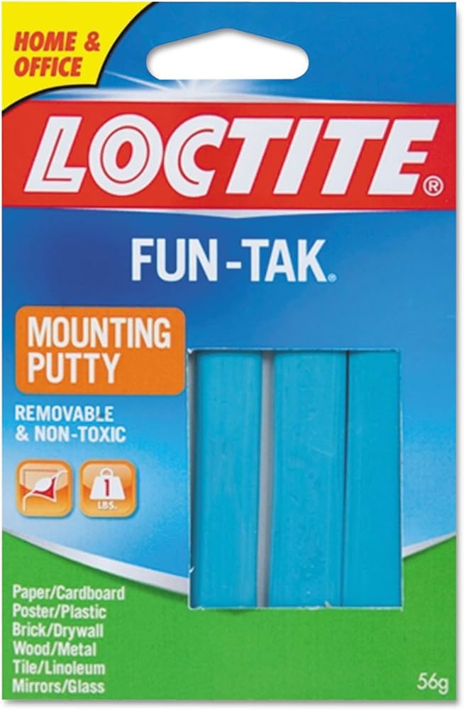 Loctite 1270884 Fun-Tak Mounting Putty, 2 oz, Blue | Amazon (US)