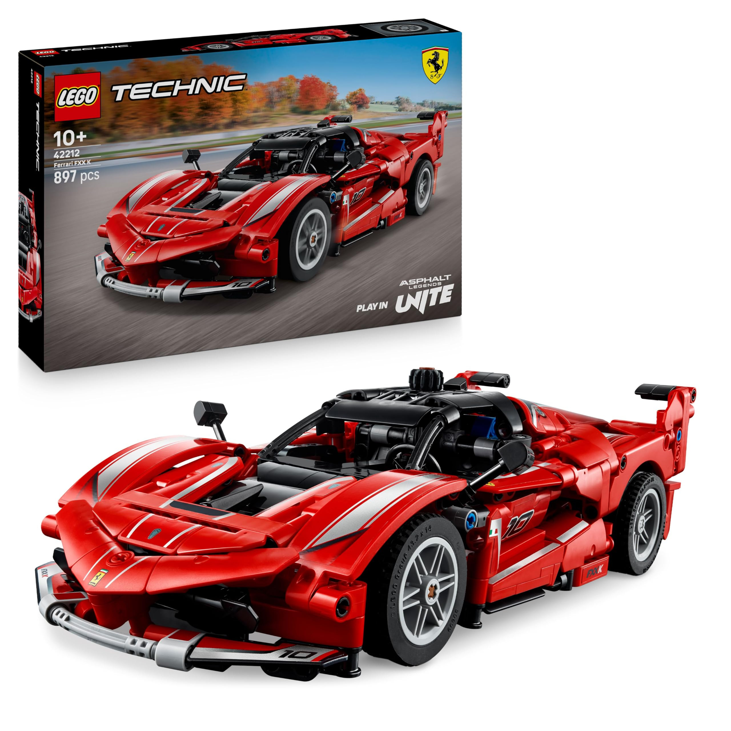 LEGO Technic Ferrari FXX K Race Car Toy - Play & Display Model Building Kit with V12 Engine, Diff... | Amazon (UK)