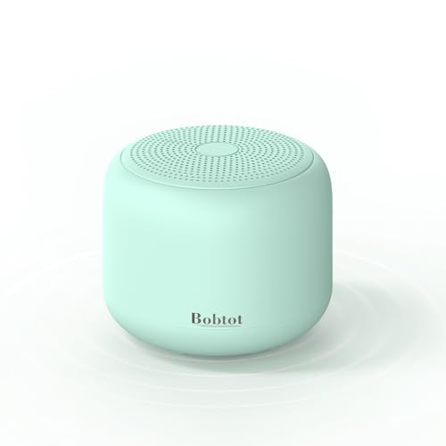 Bobtot Portable Bluetooth Speakers with Strap Easy to Carry, Wireless IPX5 Waterproof Mini Speaker with Loud Stereo Sound, 20 Hours Playtime, Rechargeable Battery, Built-in Microphone, Green | Amazon (US)