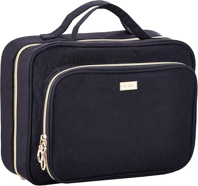 NISHEL Hanging Travel Toiletry Bag, Visible Makeup Organizer, Makeup Case for Travel Accessories,... | Amazon (US)