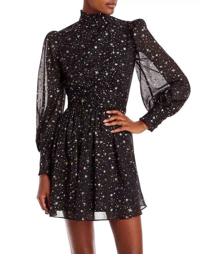 Star Foil Mini Dress - 100% Exclusive | Bloomingdale's (US)