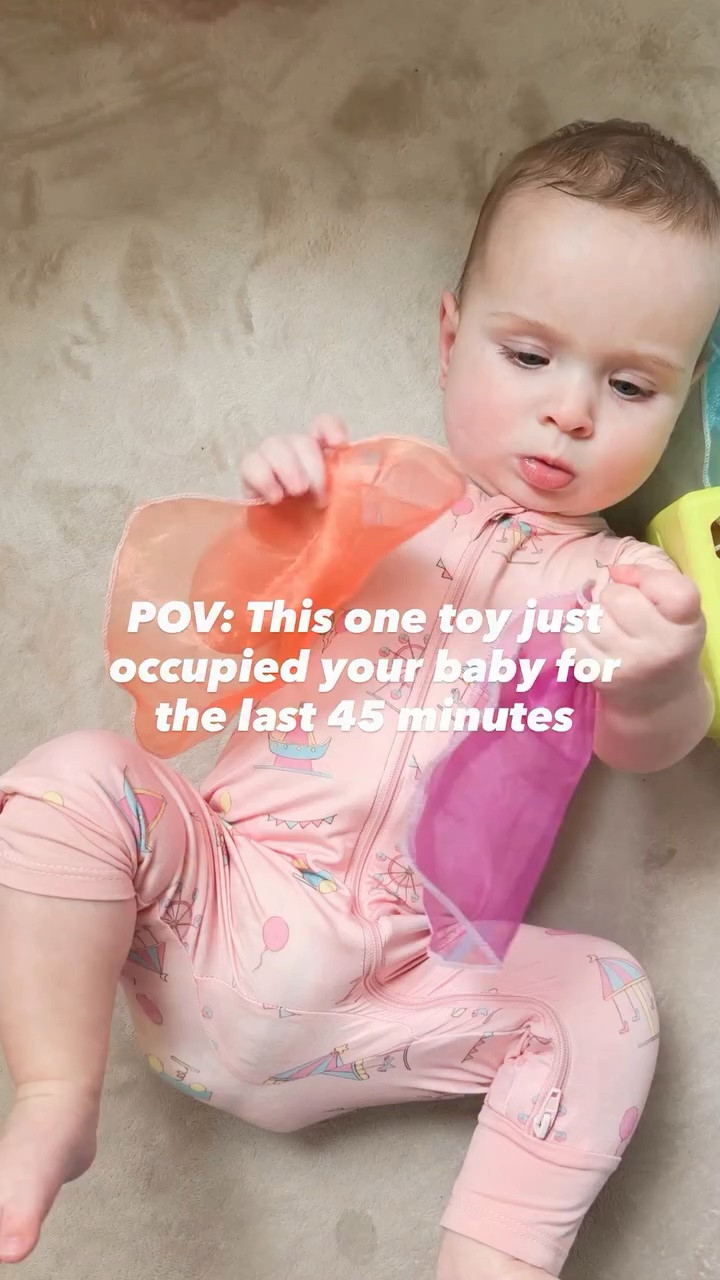 My baby has been loving this one toy so much. It’s one of the toys that she always grabs four just because it allows her to do so many different things. And it legitimately kept her occupied for 45 minutes. During one session. 

#babytoys #babyactivities #sensoryactivity

#LTKBaby