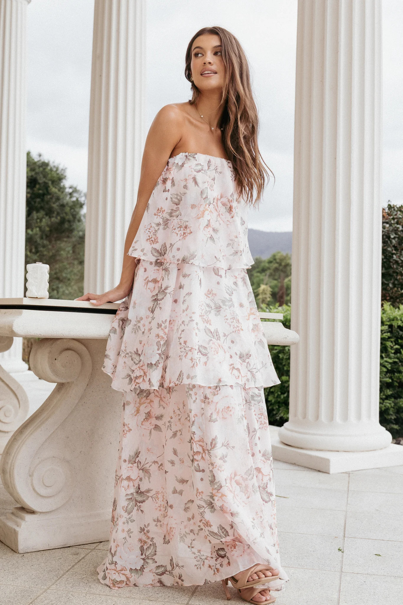 Bloom Strapless Maxi Dress - Floral | Petal & Pup (US)