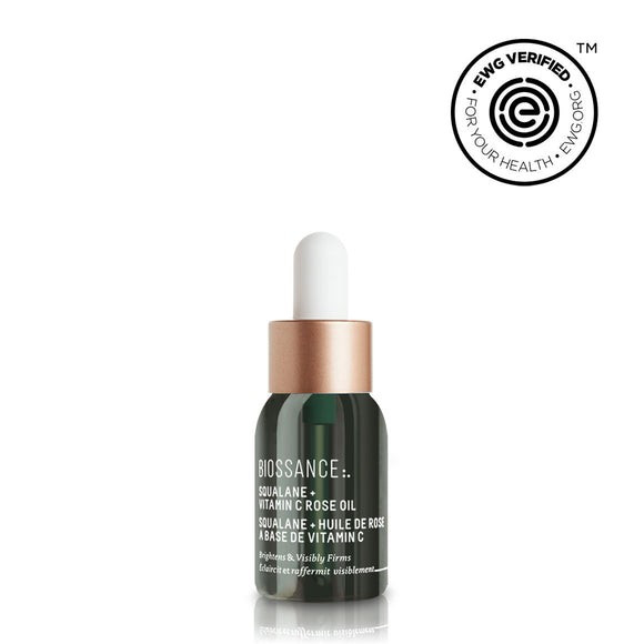 Óleo Facial de Vitamina C com Extrato de Rosas e Esqualano - Tamanho Viagem | Biossance (BR)