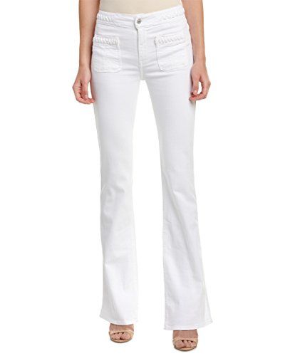 7 For All Mankind Women's Braided Flare, White Fashion, 26 | Amazon (US)