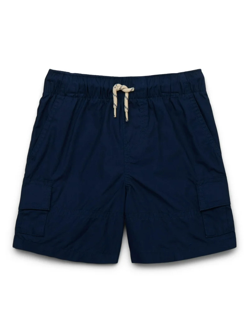 Wonder Nation Boys Soft Cargo Shorts, Sizes XS-XXL and Husky - Walmart.com | Walmart (US)