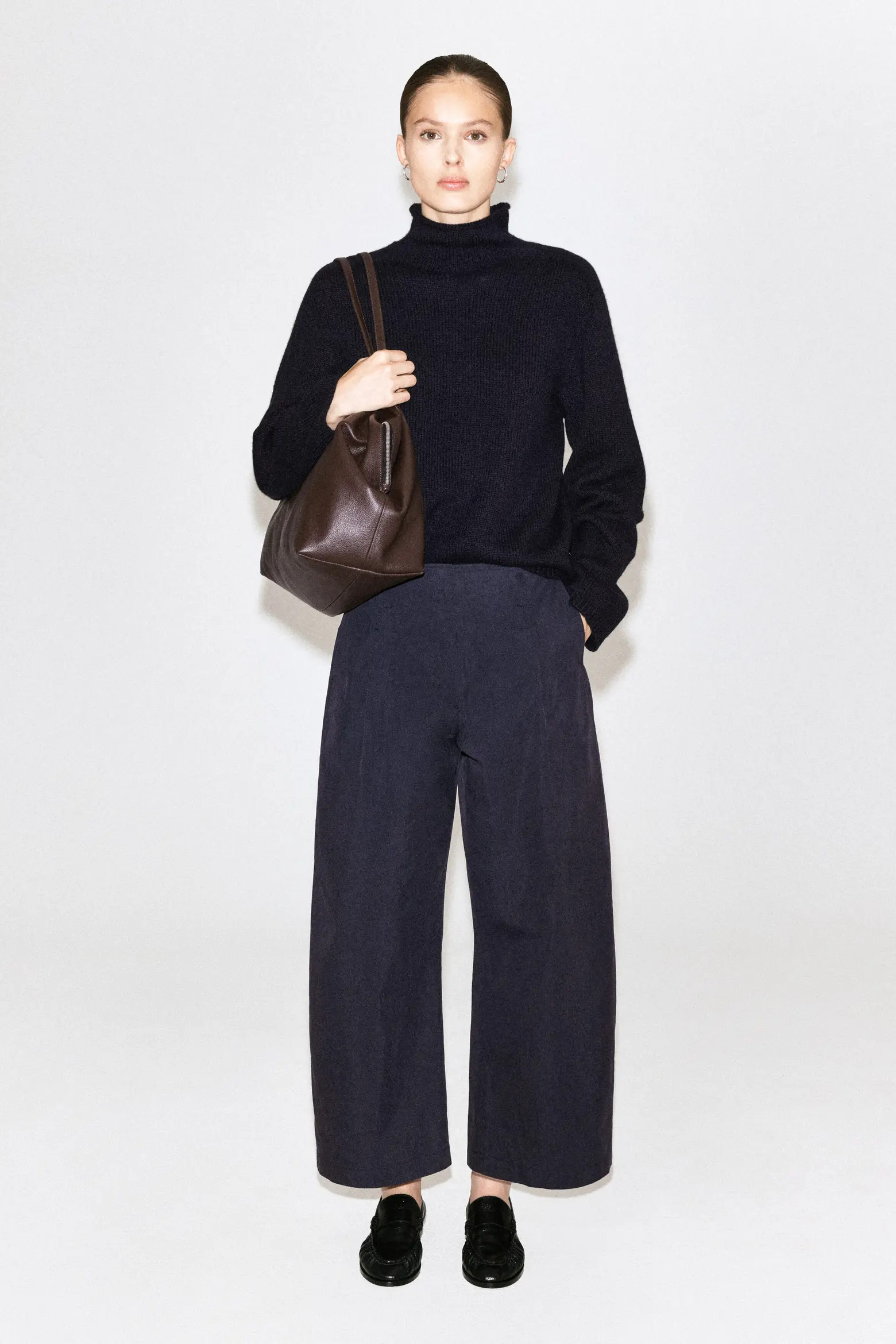 COS Pleated Cotton Balloon-leg Pants (Women) | Nordstrom | Nordstrom
