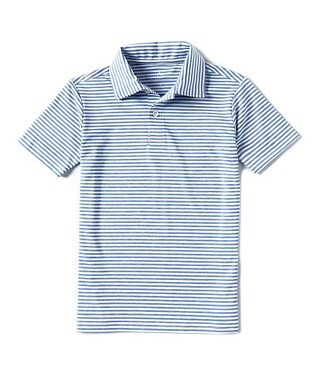 Class Club Little Boys 2T-7 Short Sleeve Heather Feeder Stripe Synthetic Polo Shirt | Dillard's | Dillard's